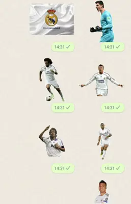 Real Madrid Stickers android App screenshot 0