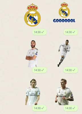 Real Madrid Stickers android App screenshot 1