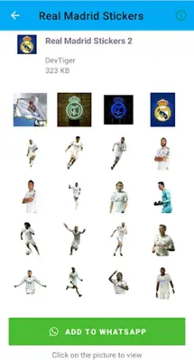 Real Madrid Stickers android App screenshot 2